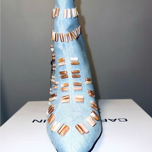 New Cape Robbin Denim Boots - Picture 3 of 7